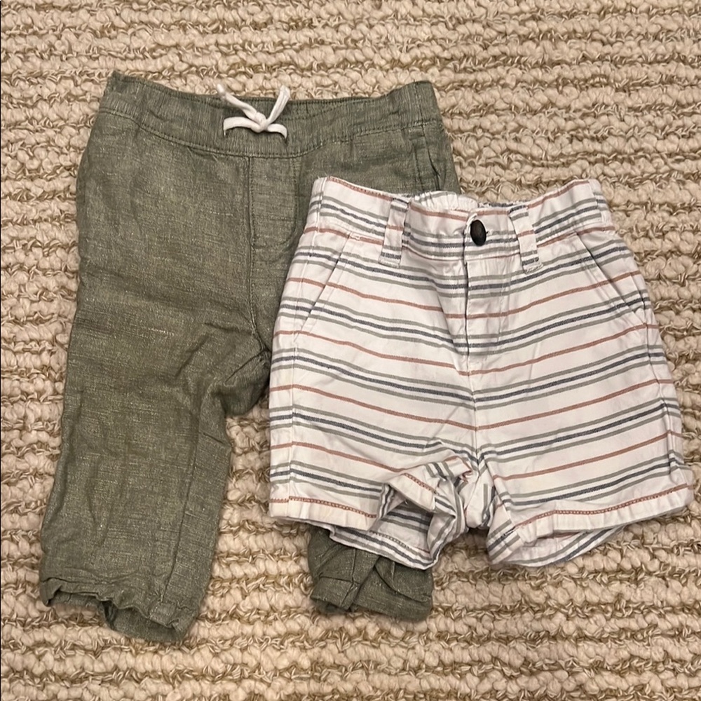Janie and Jack pant and short set